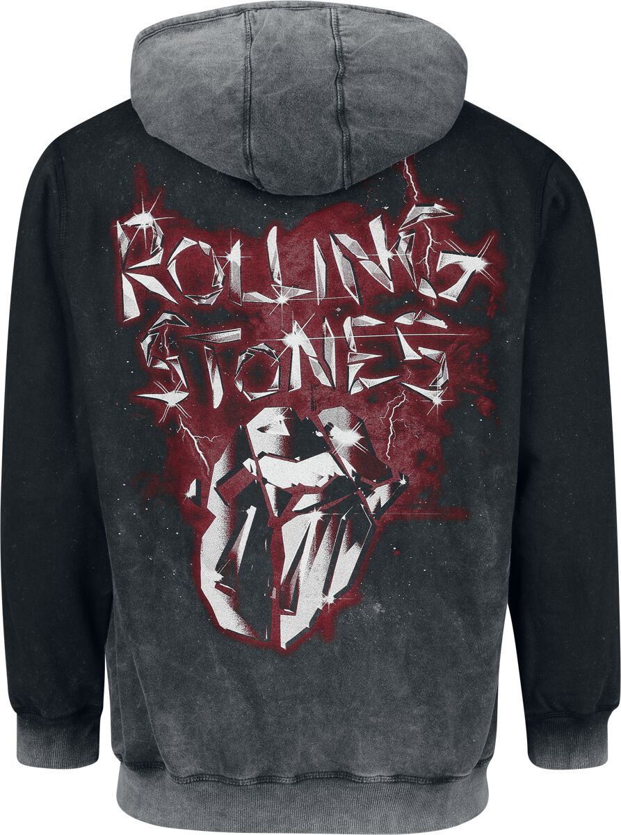 Pull à Capuche Homme The Rolling Stones Taille S - Gris Coton, état Excellent