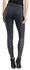 Black leggings with cut-outs and detailed print