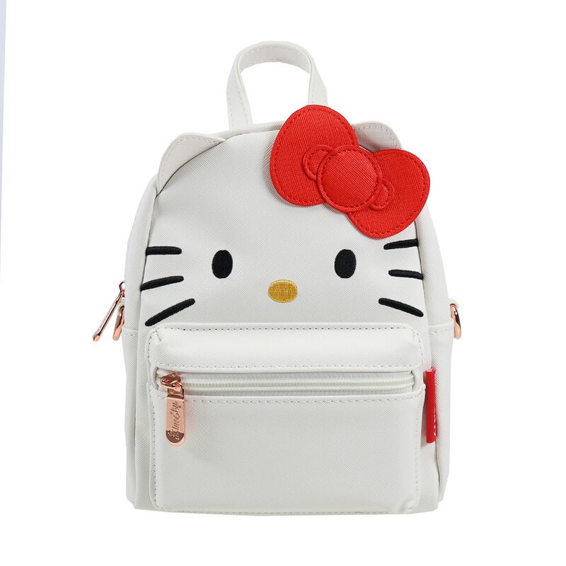 hello kitty backpack uk Sanrio PU Faux Leather, Teens Women Rucksack, Kawaii Fashion Mini Daypack Girls Shoulder Bag, Gifts for Her (Black Hello Kitty) Fashion Hello Kitty | Hello Kitty