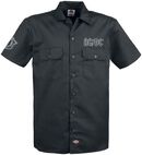 Let There Be Rock, Dickies Worker Shirt, AC/DC, Short-sleeved Shirt