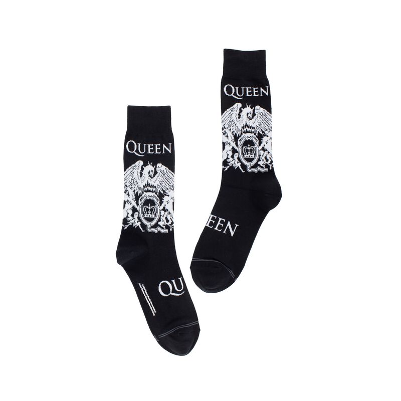 Queen Socks White Crest | Queen Socks | EMP