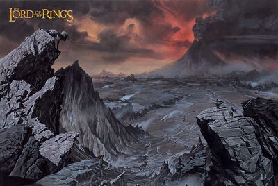 Lord of the Rings gifts - Mount Doom poster