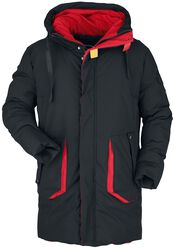 Winter jacket with red colour accents, RED by EMP, Winter Jacket