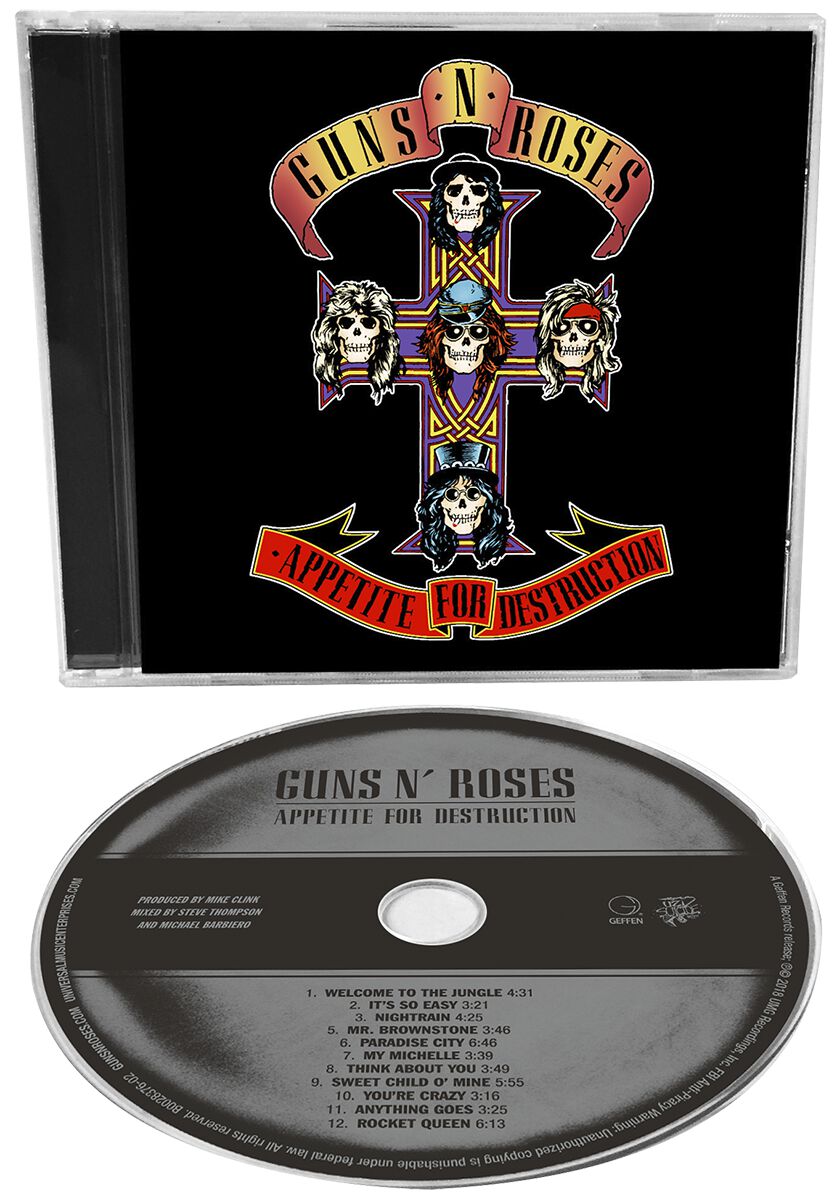 Guns N' Roses – Apetito De Destrucción – Cassette (Album), 1987 [r6627510