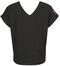 T-Shirt with Shirred V-Neck