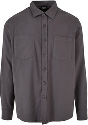 Solid flannel shirt, Urban Classics, Longsleeve