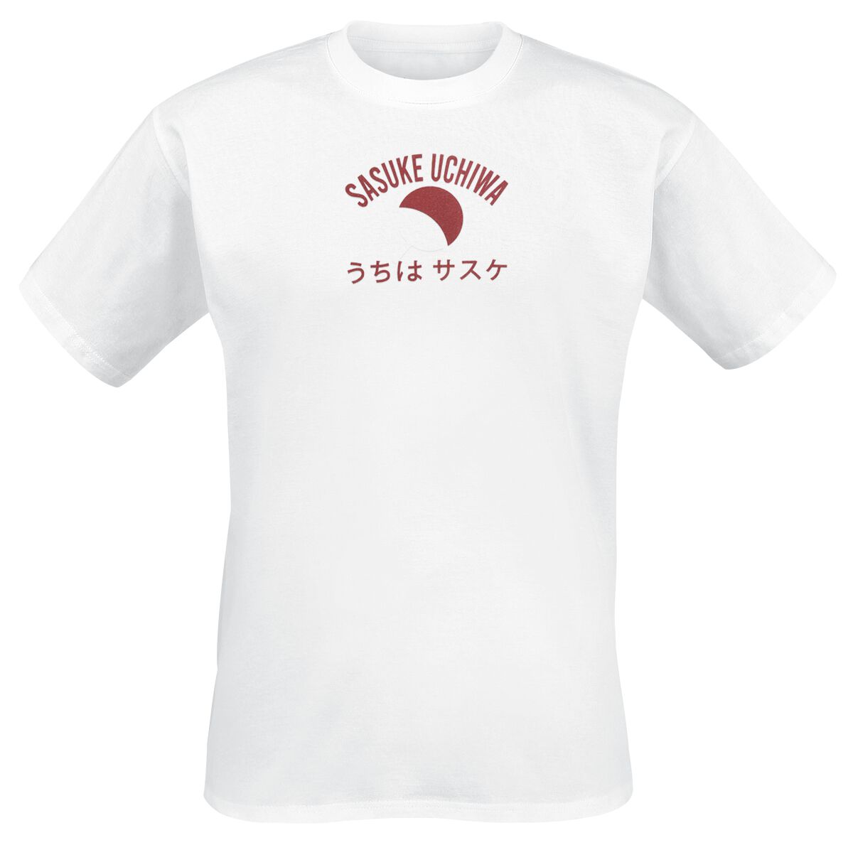 T-shirt Naruto – Sasuke Uchiwa – Taille Large – Noir – Unisexe – Streetwear Anime