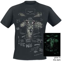 Wile E Coyote shirt in a glow in the dark design