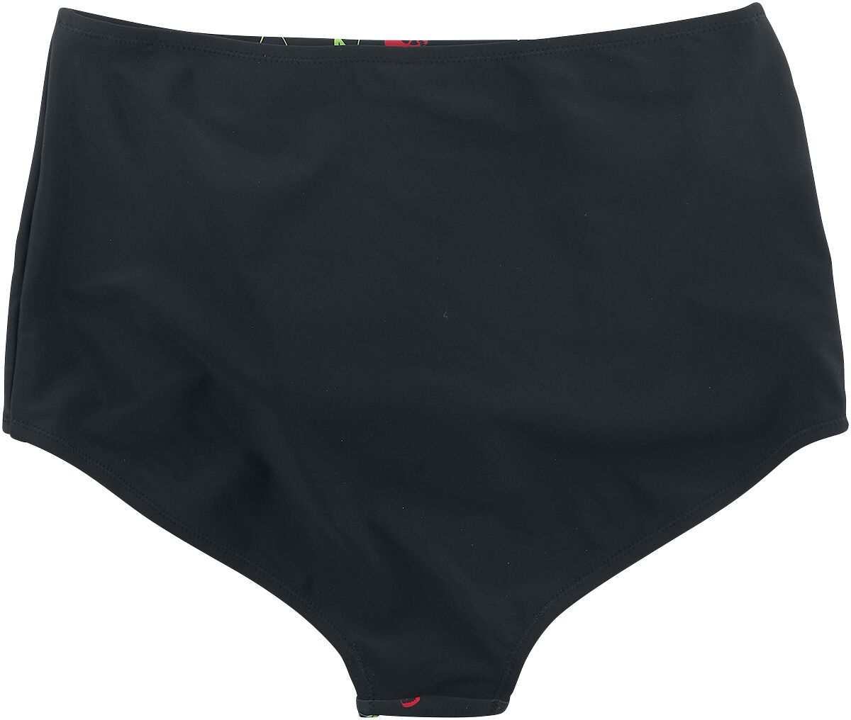 Black Bikini Bottoms with Rockabilly Print and Buttons Rock Rebel by EMP Bikini Bottom EMP