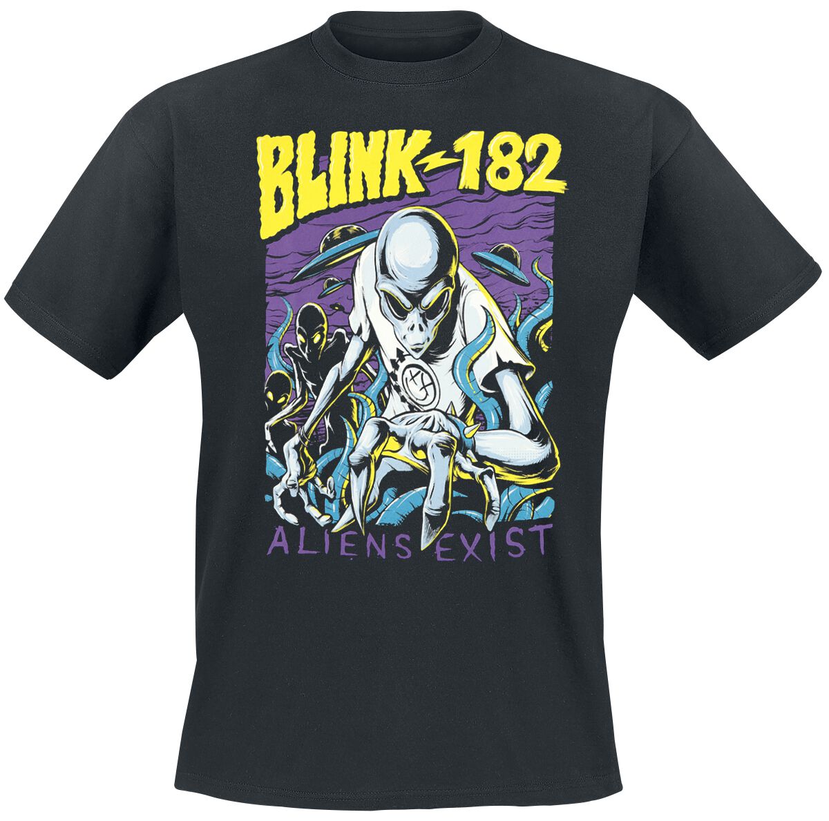 Aliens Exist Blink 182 T-Shirt EMP