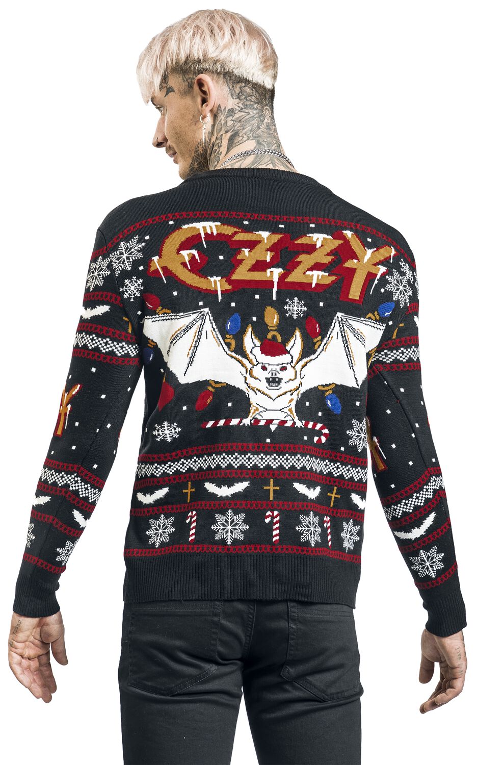 Holiday Sweater 2023 Ozzy Osbourne Christmas jumper EMP(02)