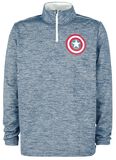 Logo, Captain America, Sweatshirt