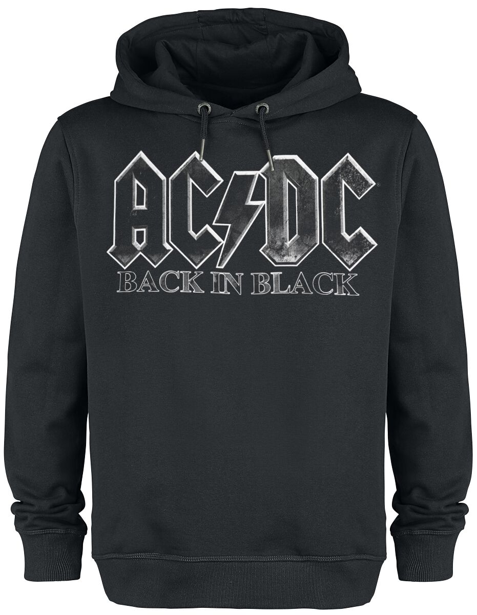 Amplified Collection - Back In Black | AC/DC Hoodie | EMP