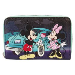 Loungefly - Micky & Minnie Date Night Drive-In, Mickey Mouse, Wallet