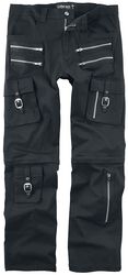 2in1: Trousers/Shorts, Gothicana by EMP, Cloth Trousers