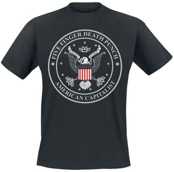 "American Capitalist" T-shirt black by Five Finger Death Punch, view 1
