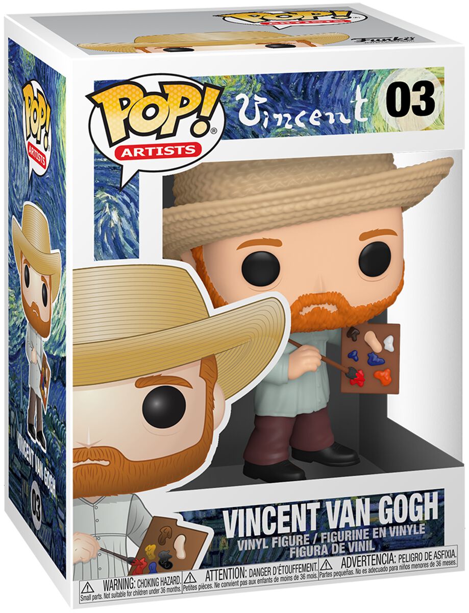 Vincent van Gogh (artists) vinyl figurine no. 03 | van Gogh, Vincent Funko  Pop! | EMP