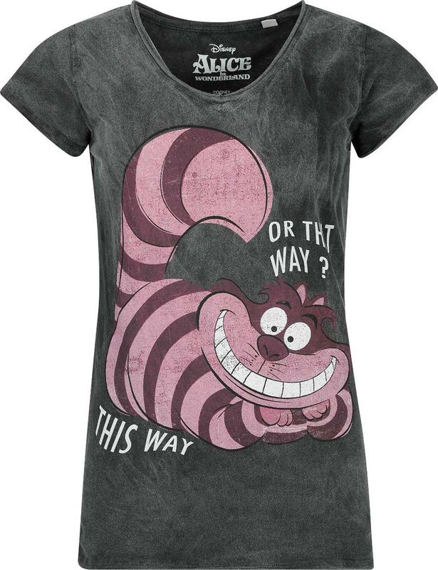Cheshire Cat - This way or that way? | Alice in Wonderland T-Shirt | EMP