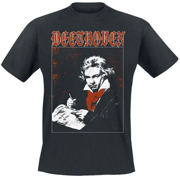 "Beethoven" T-shirt black by Black Metal Legends, view 1