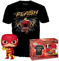 The Flash POP! & Tee vinyl figurine no. 1097, The Flash, Funko Pop!