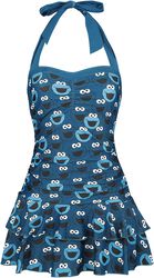 Cookie Monster, Sesame Street, Swim Dress