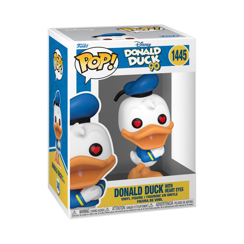 90th Anniversary - Donald Duck with Heart Eyes Vinyl Figurine 1445