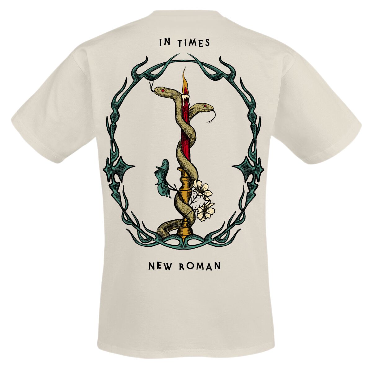 In Times New Roman Snake Candle Queens Of The Stone Age T