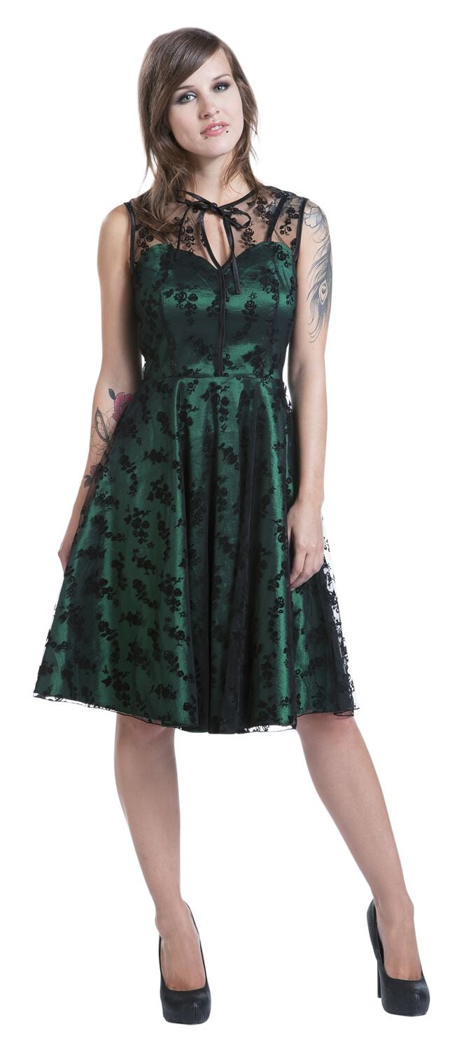Emerald | Voodoo Vixen Midi Dress | EMP Emerald | Voodoo Vixen Midi Dress | EMP