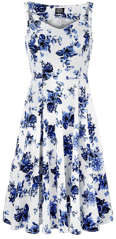 Blue Rosaceae Swing Dress | H&R London Medium-length dress | EMP