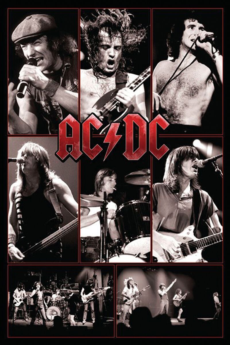 Live - (Collage) | AC/DC Poster | EMP
