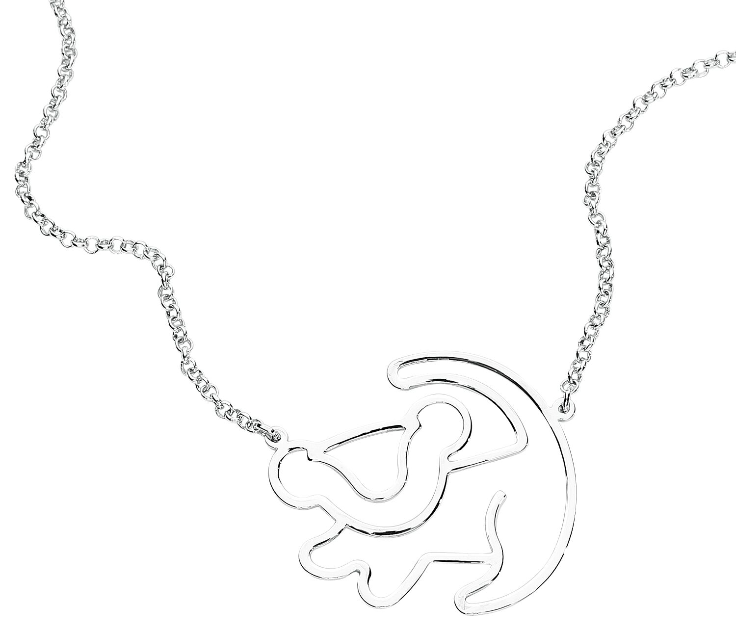 Disney By Couture Kingdom Simba Silhouette The Lion King Necklace Emp