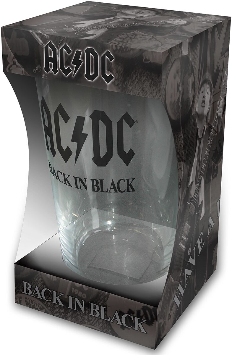 Back in Black | AC/DC Beer Glass | EMP