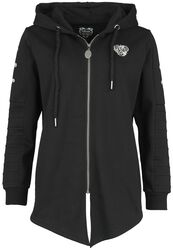 Gothicana X Anne Stokes hoodie jacket, Gothicana by EMP, Hooded zip