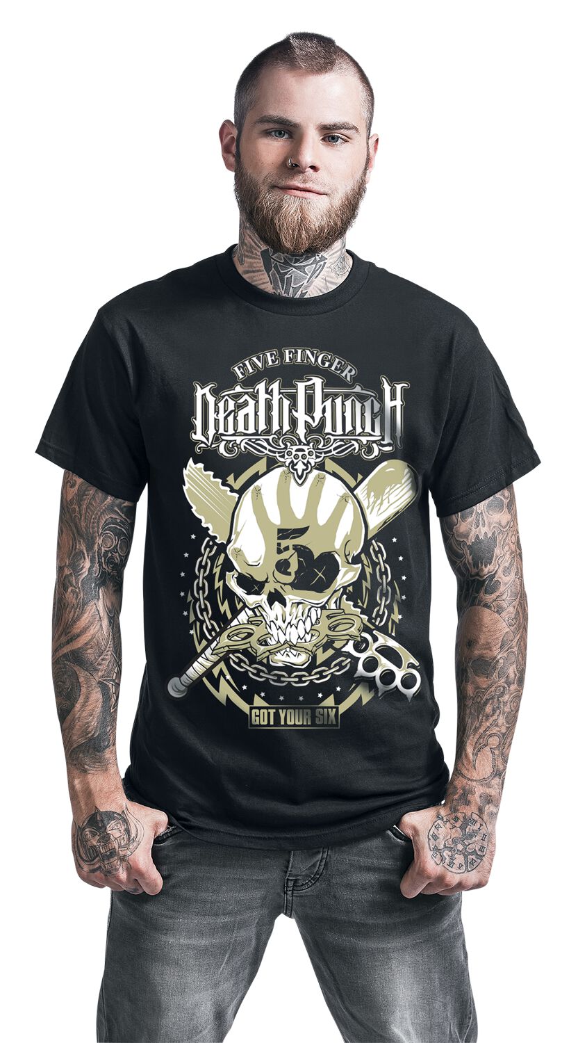 men's t-shirt Five Finger Death Punch - Zombie Kill Xmas - RED - ROCK OFF - FFDPTS37MR