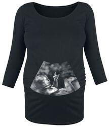 Ultrasound Metal Hand Baby, Maternity fashion, Long-sleeve Shirt