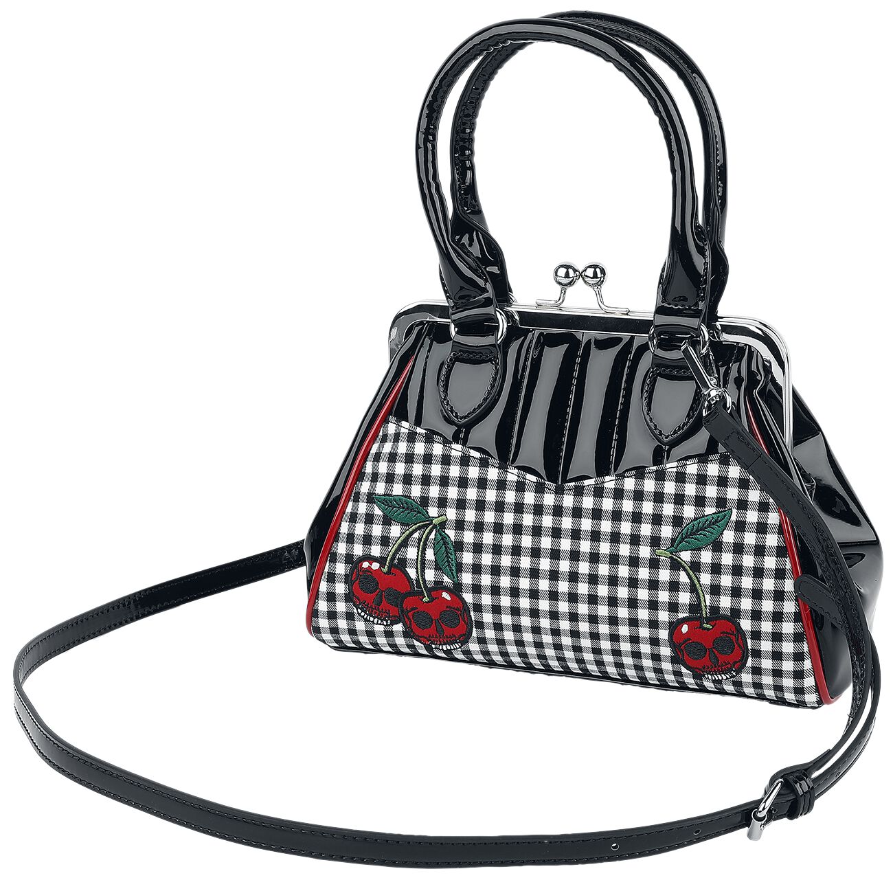 Rockabilly Cherry Banned Retro Handbag EMP