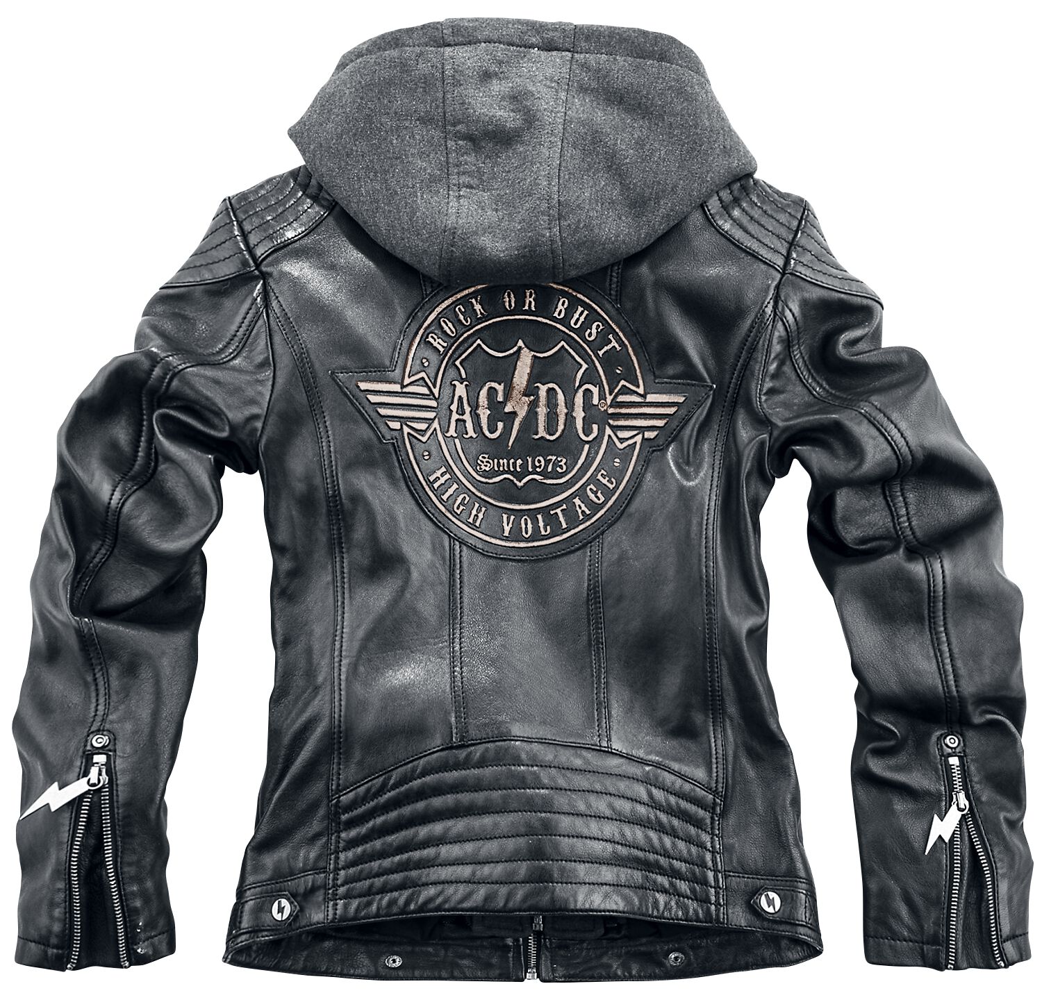 Emp Signature Collection Ac Dc Leather Jacket Emp