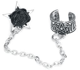 Alchemy Gothic Star Earrings Donna Orecchino colore argento peltro Alchemy Gothic Star Earrings Donna Orecchino colore argento peltro
