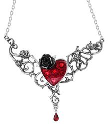 Blood Rose Heart, Alchemy Gothic, Necklace