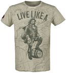 Live Like The Captain, Captain Morgan, T-Shirt