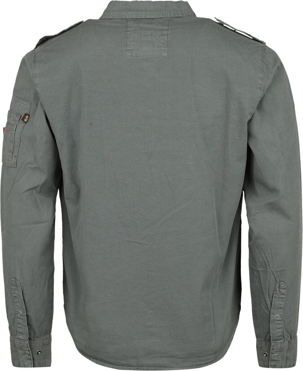 Urban Military Shirt | Alpha Industries Longsleeve | EMP