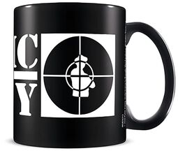 Crosshairs Logo, Public Enemy, Cup
