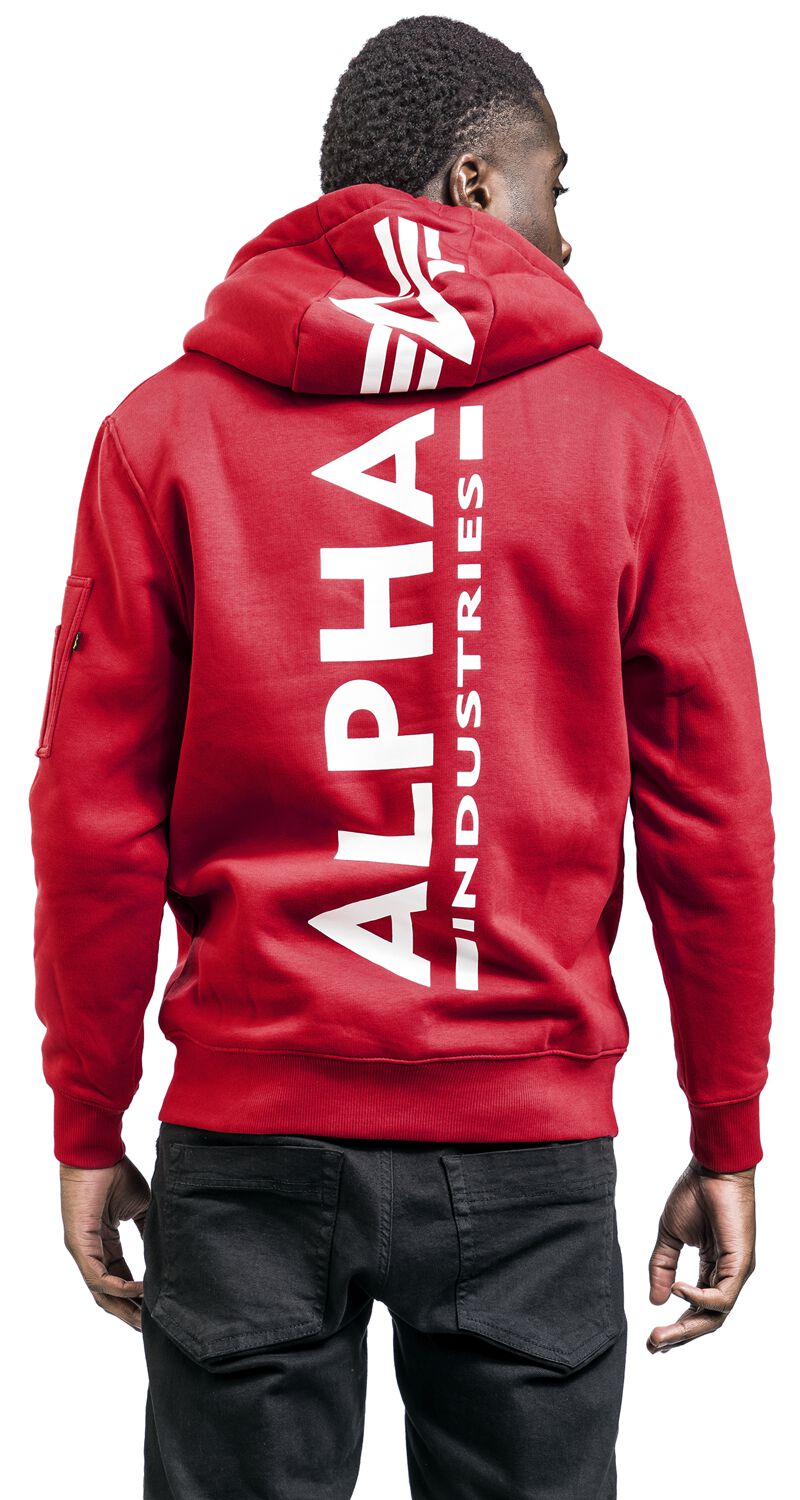 Back print hoodie Alpha Industries Hoodie EMP