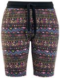 Colourful Shorts with Pattern, RED by EMP, Shorts