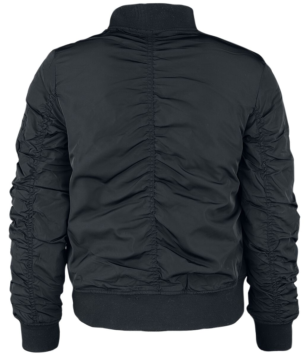 Ladies’ bomber jacket Black Premium by EMP Bomber Jacket EMP