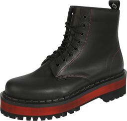 653 Vegan Black/Red, Altercore, Boots