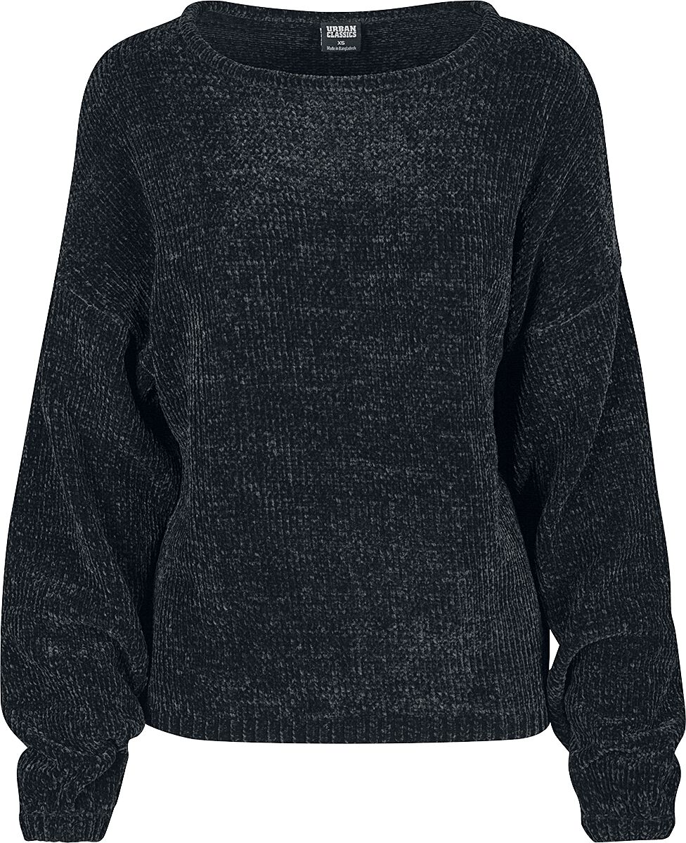 Ladies Oversize Chenille Sweater, Urban Classics Sweatshirt