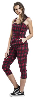 Just Checking Plaid Jumpsuit