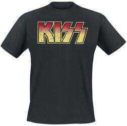 Distressed Logo, Kiss, T-Shirt
