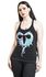 Gothicana X Anne Stokes - Top with dragon front print and racerback